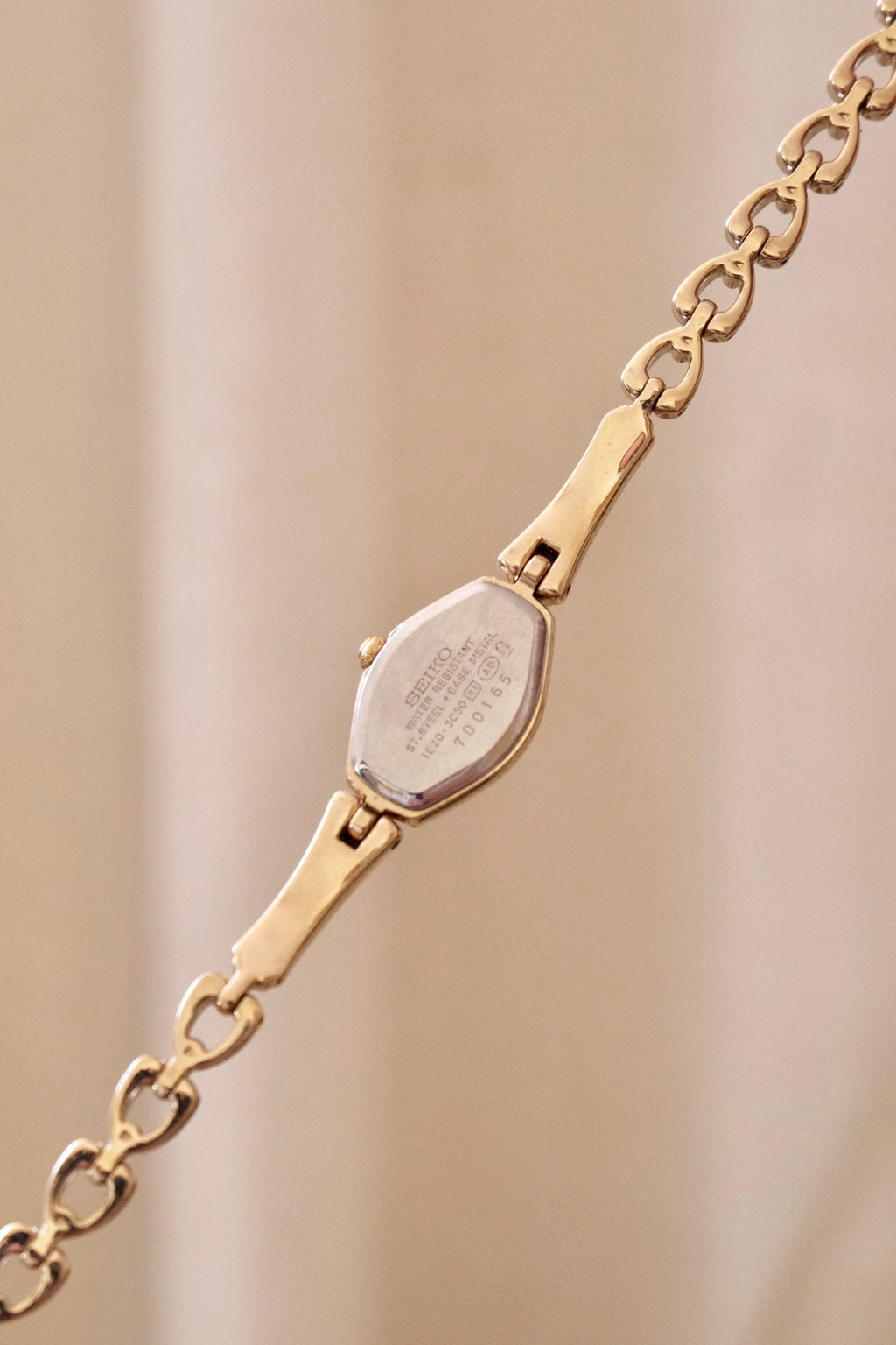 Rare Vintage 1990s Seiko Tisse Petite Gold Ladies Watch Working