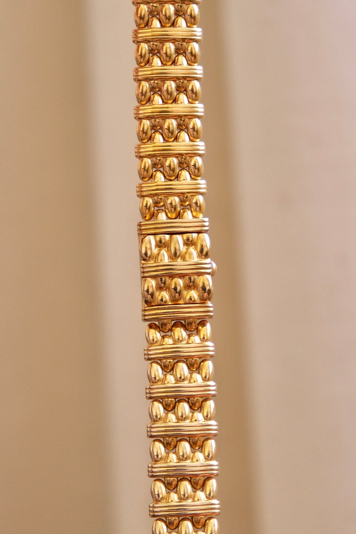 Rare 90s Mother of Pearl Gold Citizen Ladies Hidden Bracelet Watch