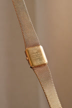 Vintage Raymond Weil Genève 5702 Ladies Watch 18K Gold Plated Quartz 1980s Swiss