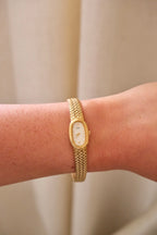 1980s/90s Near Mint Ladies Gold Dainty Seiko Watch in Box