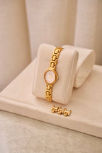 Vintage Ladies 1990s Gold Rotary Watch – Quartz Movement – Working & Keeping Time