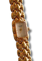 Rare Vintage Ladies Petite Citizen Tank Style Gold Watch