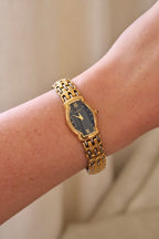 Rare Vintage 90s Seiko Two Tone Bracelet Strap Watch Working