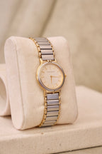 Vintage 90s Yves Saint Laurent Ladies' Quartz Watch - Silver-Tone Bracelet