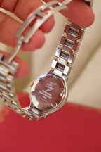 Vintage Cartier Must 21 Watch Women's Two Tone Steel Gold Roman Dial Swiss Made Circa
1990s in Box
