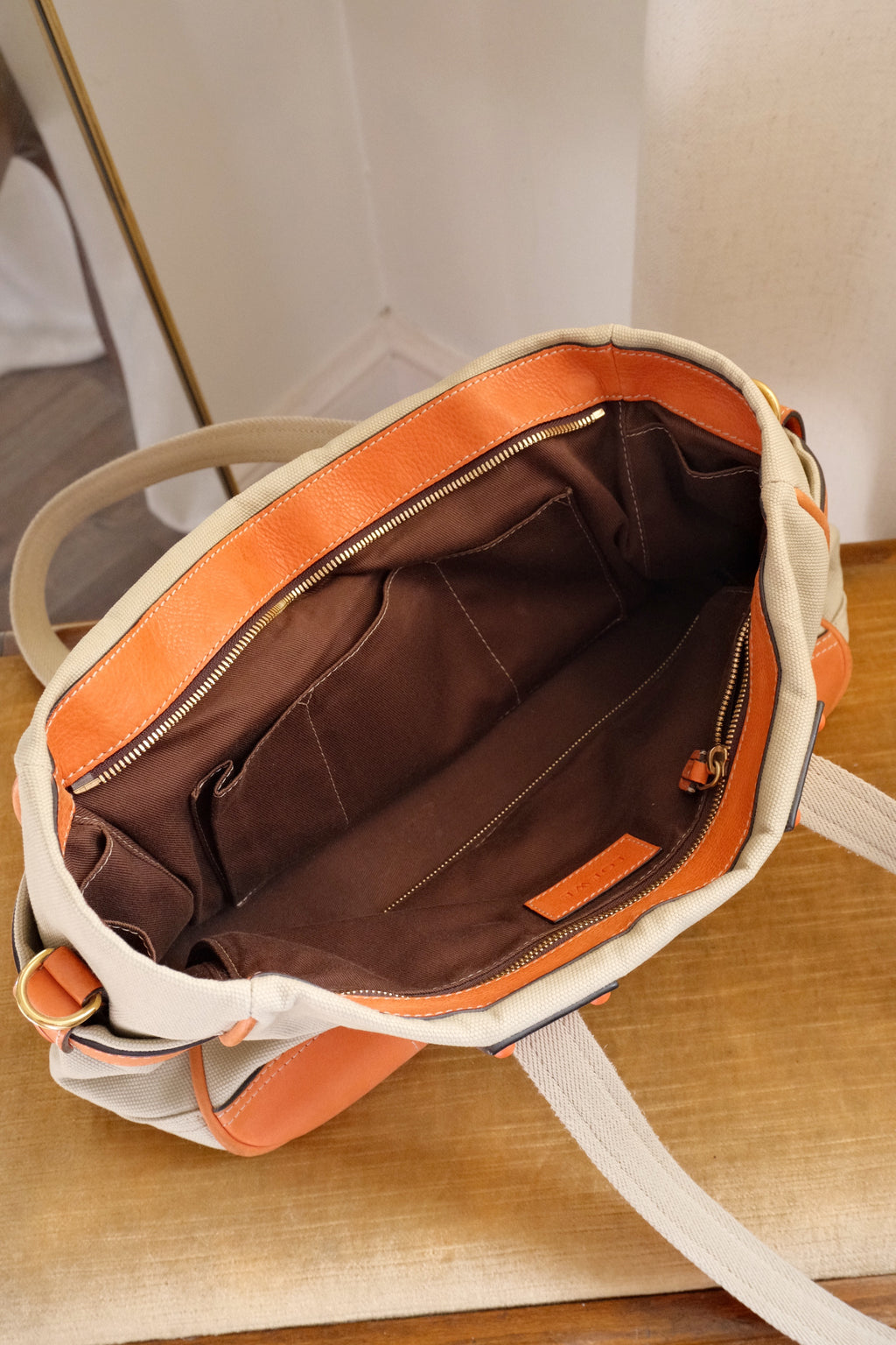 Rare 2007 Loewe Canvas Shoulder Bag