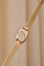 Rare Ladies Vintage Gold Seiko Pink / Purple Dial Mechanical Watch Working