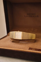 Near Mint 1983 Gold Seiko Lassale Watch with Box & Papers