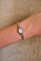 Ultra Rare & Petite Citizen Chère Two Tone Ladies Watch with Two Red Gemstones