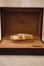 Near Mint 1983 Gold Seiko Lassale Watch with Box & Papers