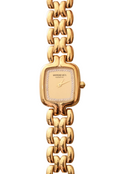 Rare vintage 18k gold plated champagne dial Raymond Weil  watch working