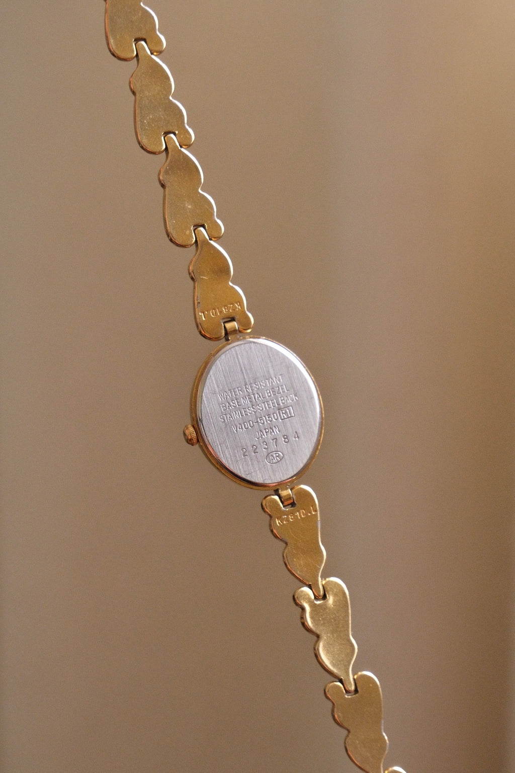 Rare 90s Ladies Seiko Alba Sweet Heart Gold Watch Working