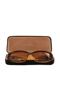 Vintage Gucci Ladies Tortoise Shell Gradient Lens Eyewear Sunglasses with Case