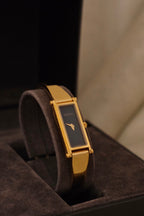 Vintage Ladies 1500L Gold Horsebit Gucci Watch Box & Papers