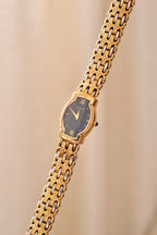Rare Vintage 90s Seiko Two Tone Bracelet Strap Watch Working