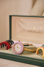 RARE Vintage Gucci Interchangeable Bezel Watch FULL BEZEL set with Box