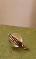 Early 80s Gucci Gold Plated Sphere Pendant Watch Manual Wind, Working