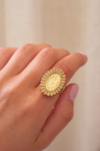 Vintage Gold Josmar Ring Watch Manual Wind Swiss Made