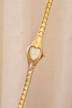 Sweet Vintage Sekonda Gold Heart Watch Working