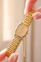 Vintage 1990s Gold-Plated Ladies' Seiko Exceline Quartz Watch