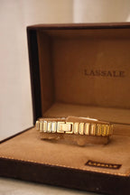 1990 Vintage Ladies Seiko Lassale Gold Tank Watch Box & Papers