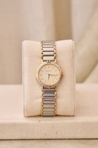 Vintage 90s Yves Saint Laurent Ladies' Quartz Watch - Silver-Tone Bracelet