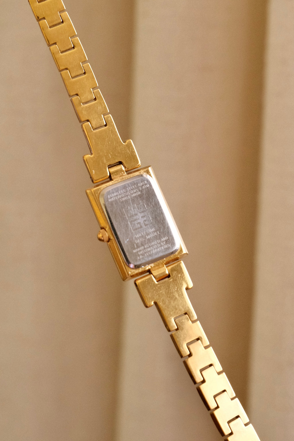 Vintage 1990s Gold-Plated Ladies' Givenchy Quartz Watch - Blue Dial