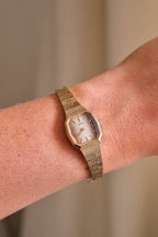 70s Vintage Rare Seiko Mechanical Wind Octagonal Textured Dial Cocktail Watch Working
