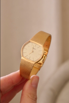 Vintage President 60/70s Gold Ladies Swiss Made Mechanical Watch in Box Working