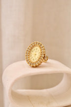 Vintage Gold Josmar Ring Watch Manual Wind Swiss Made