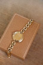 Rare Vintage Ladies Gold Plated 11/12 Gucci Watch 6 Bezels in Box