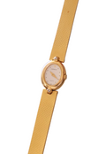 Rare Vintage 1980s Petite Seiko LaSalle Gold Tone Diamond Watch Working