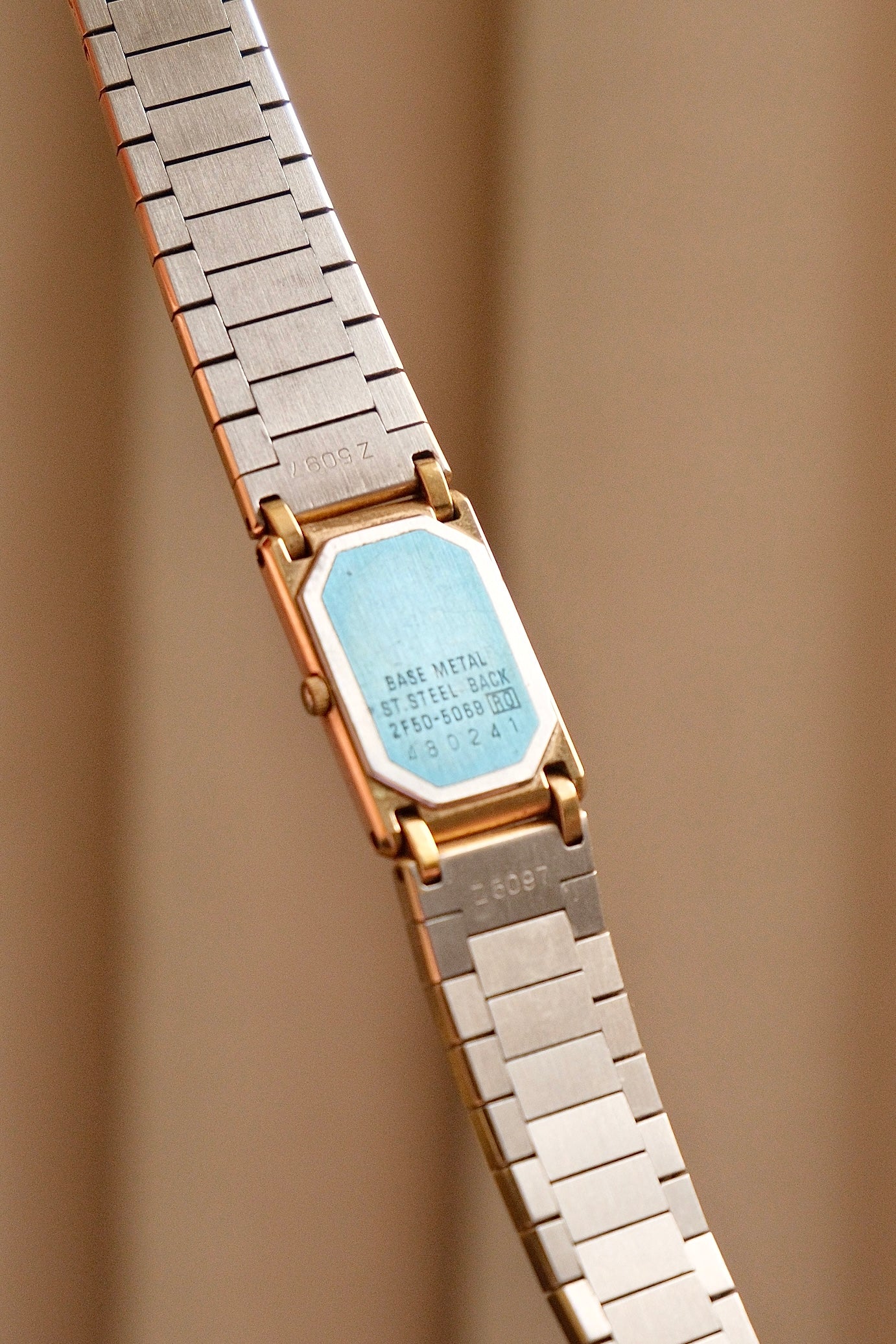 90s Vintage Ladies Ultra Thin Tank Lassale Seiko Gold Plated Watch Working in Box