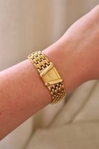 Rare Vintage Ladies Seiko Rivoli Asymmetrical Gold Plated Quartz Watch Working