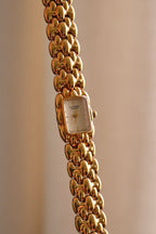 Rare Vintage Ladies Petite Citizen Tank Style Gold Watch