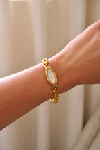 Vintage Ladies Gold Slim Seiko Watch Working