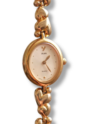 Rare 90s Ladies Seiko Alba Sweet Heart Gold Watch Working