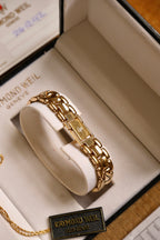 1992 Ladies Gold Raymond Weil Geneva Watch Roman Numerals with Box and Papers