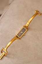 Vintage Ladies 1500L Gold Horsebit Gucci Watch