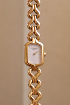 Vintage 90s Ladies Gold-Plated Raymond Weil Quartz Watch Working