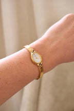 Vintage 90s Gold Ladies Pulsar Watch Working