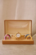 RARE Vintage Gucci Interchangeable Bezel Watch FULL SET with Box