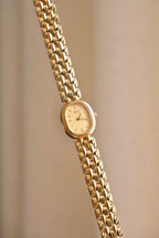 Vintage 1988 Seiko Quartz 2Y00 5D50 Gold Ladies Watch Japan Dress Watch Working