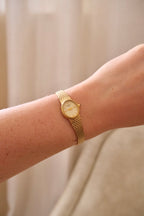 90s Slim Gold Plated Ladies Rotary Watch Working