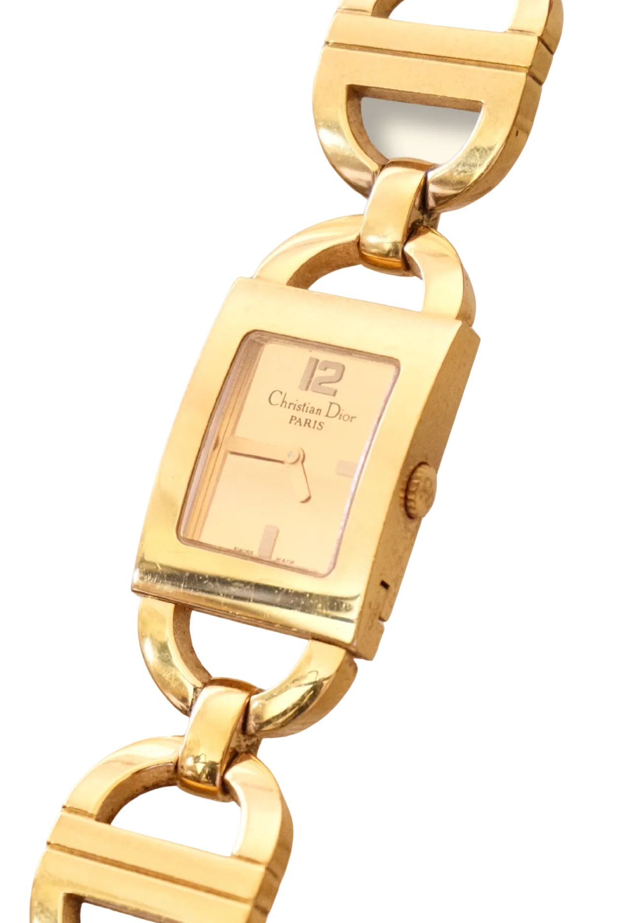 Vintage Ladies Christian Dior Malice gold-plated Watch Working